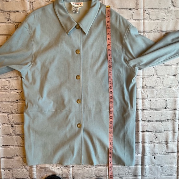 Y2K Talbots Vintage Unlined Coat Large Lightweight - Picture 4 of 10